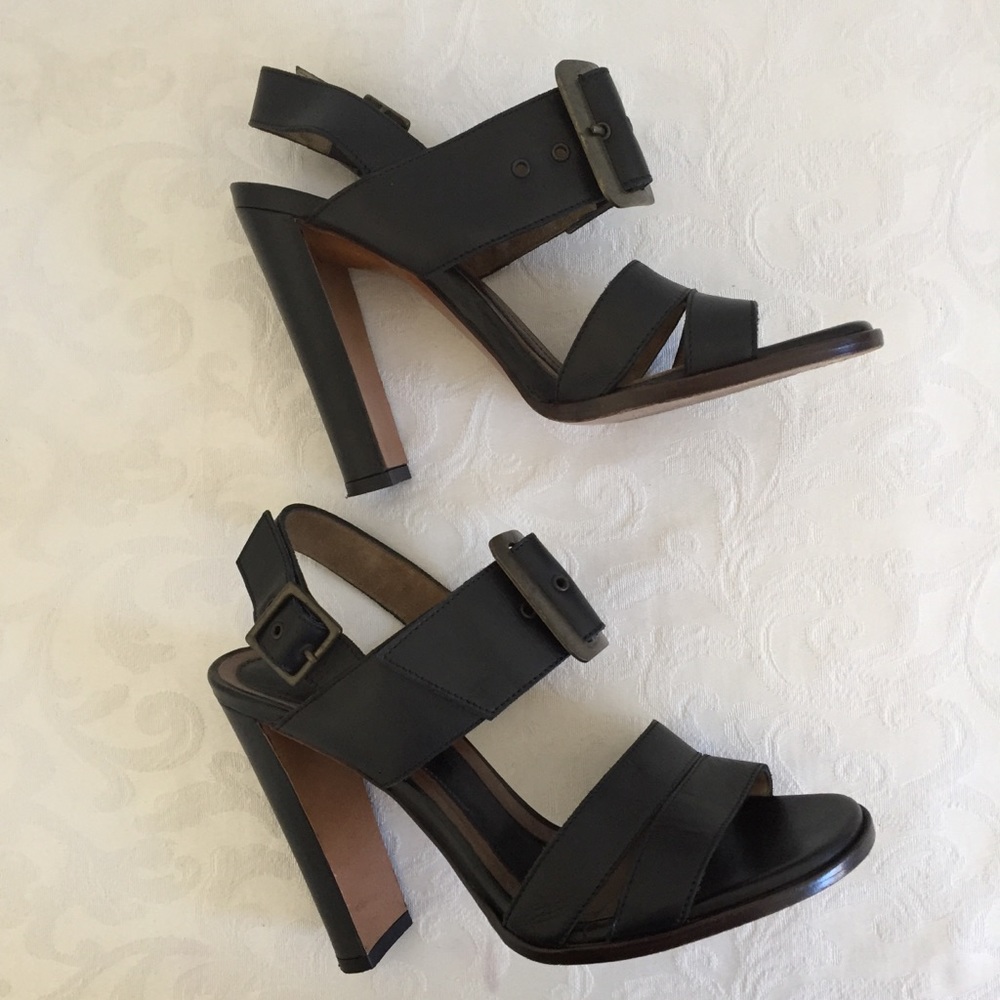 Marni Black High Heel Sandals
